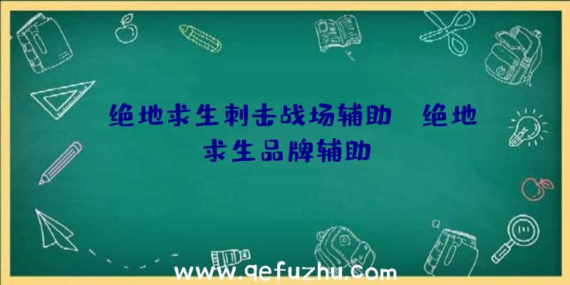 「绝地求生刺击战场辅助」|绝地求生品牌辅助